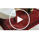 ORIENT Y307 vaip Burgundia / must Raam, klassikaline, ornament, narmastega
