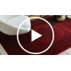 ORIENT 6039 vaip Burgundia / must Raam, roosett, idamaine, narmastega